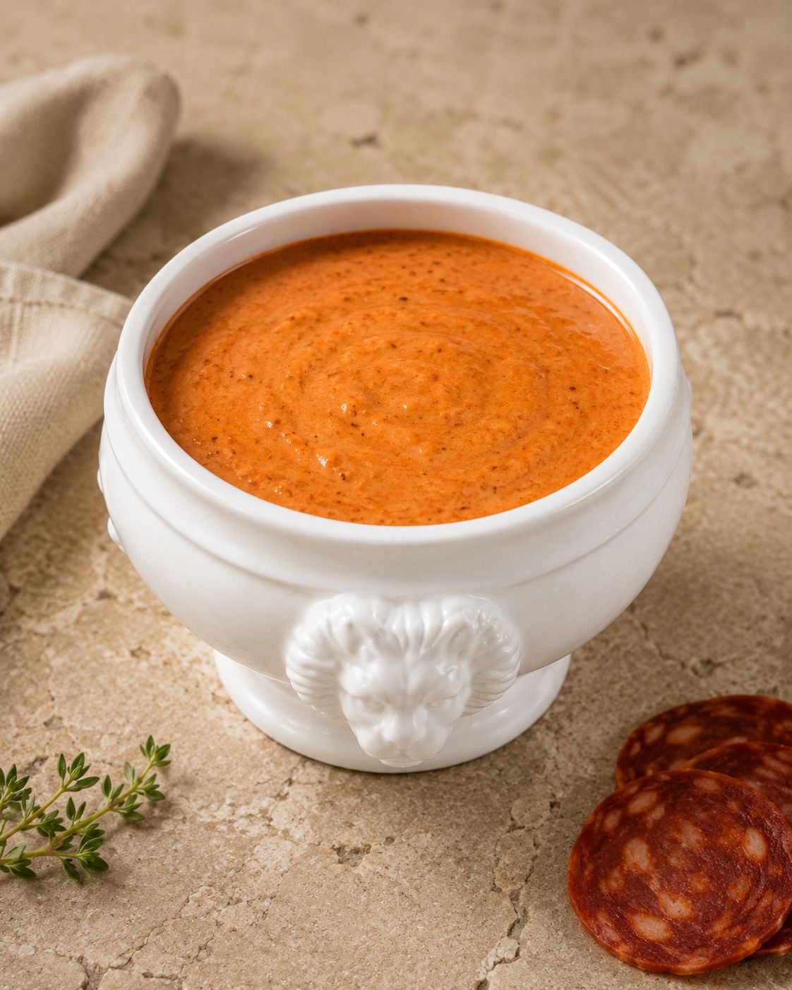 Sauce crème de chorizo